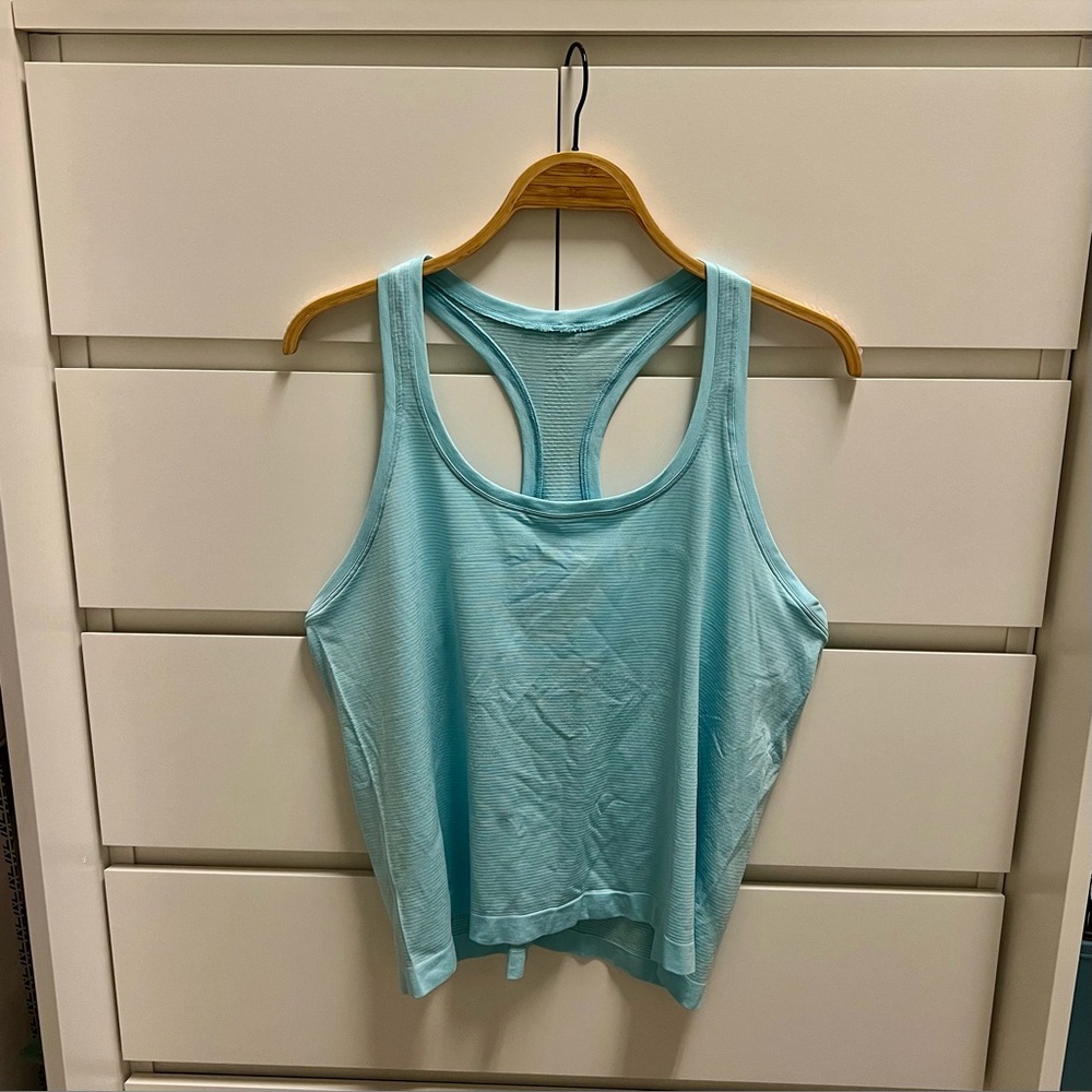 Lululemon swiftly tank 14 cropped